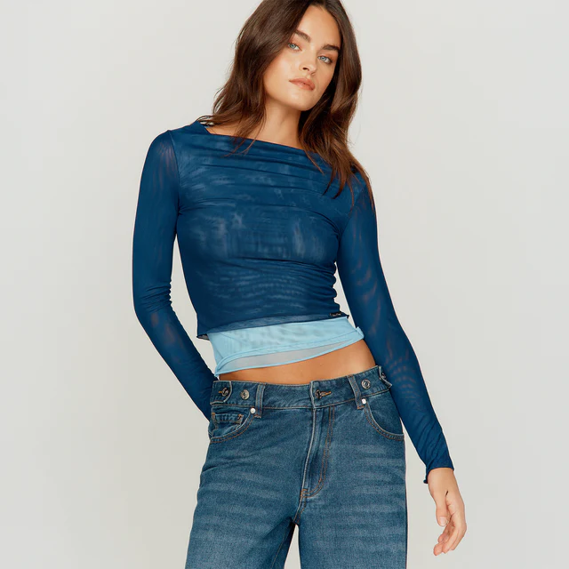 Multi Layer Mesh Second Skin - Royal Blue