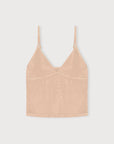 Organic Basics - Mesh Cami - Hazelnut -