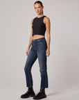 Edyson - Charlie High Rise Utility Straight Jeans - Dark Newbury -