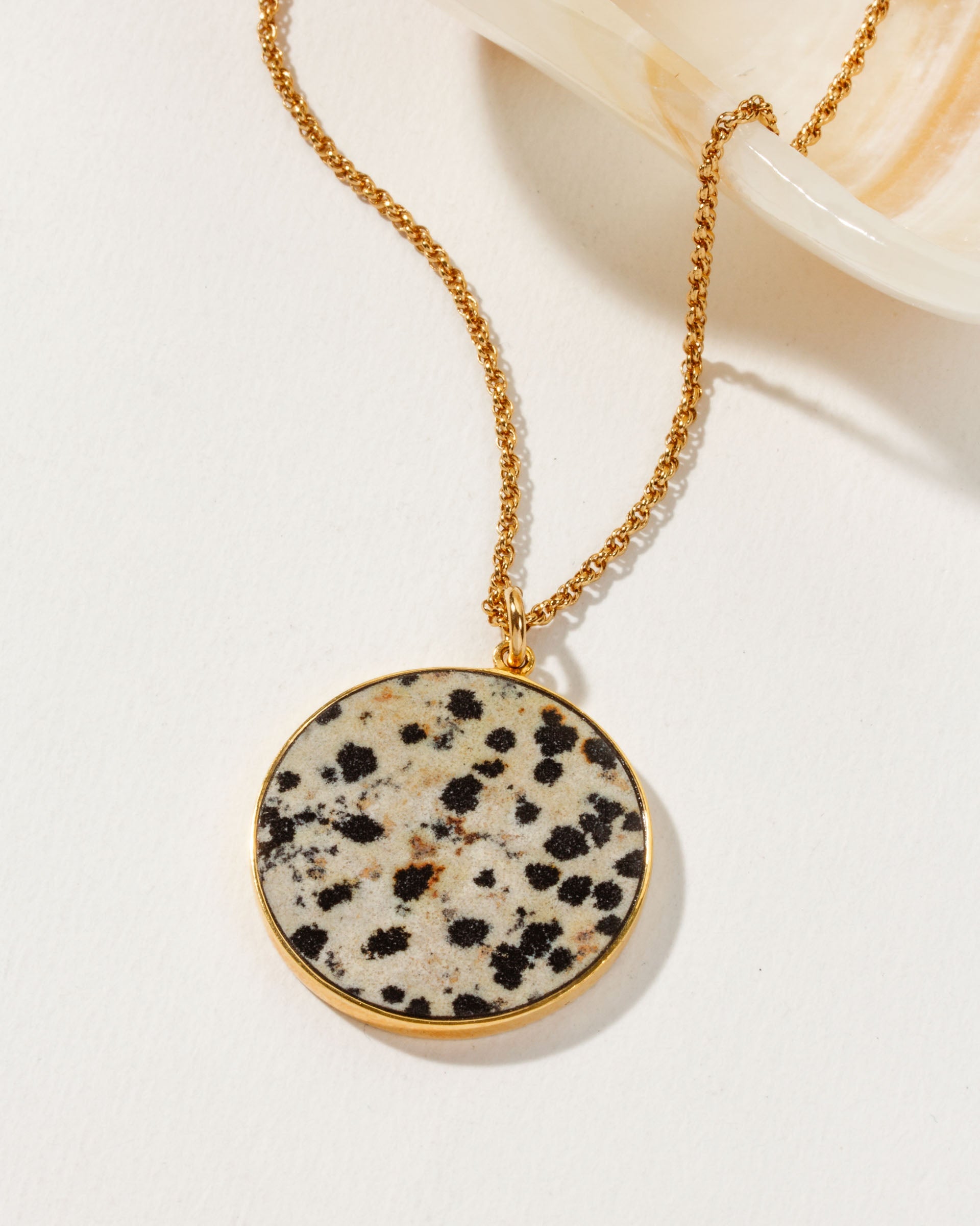 Spot On Medallion Necklace