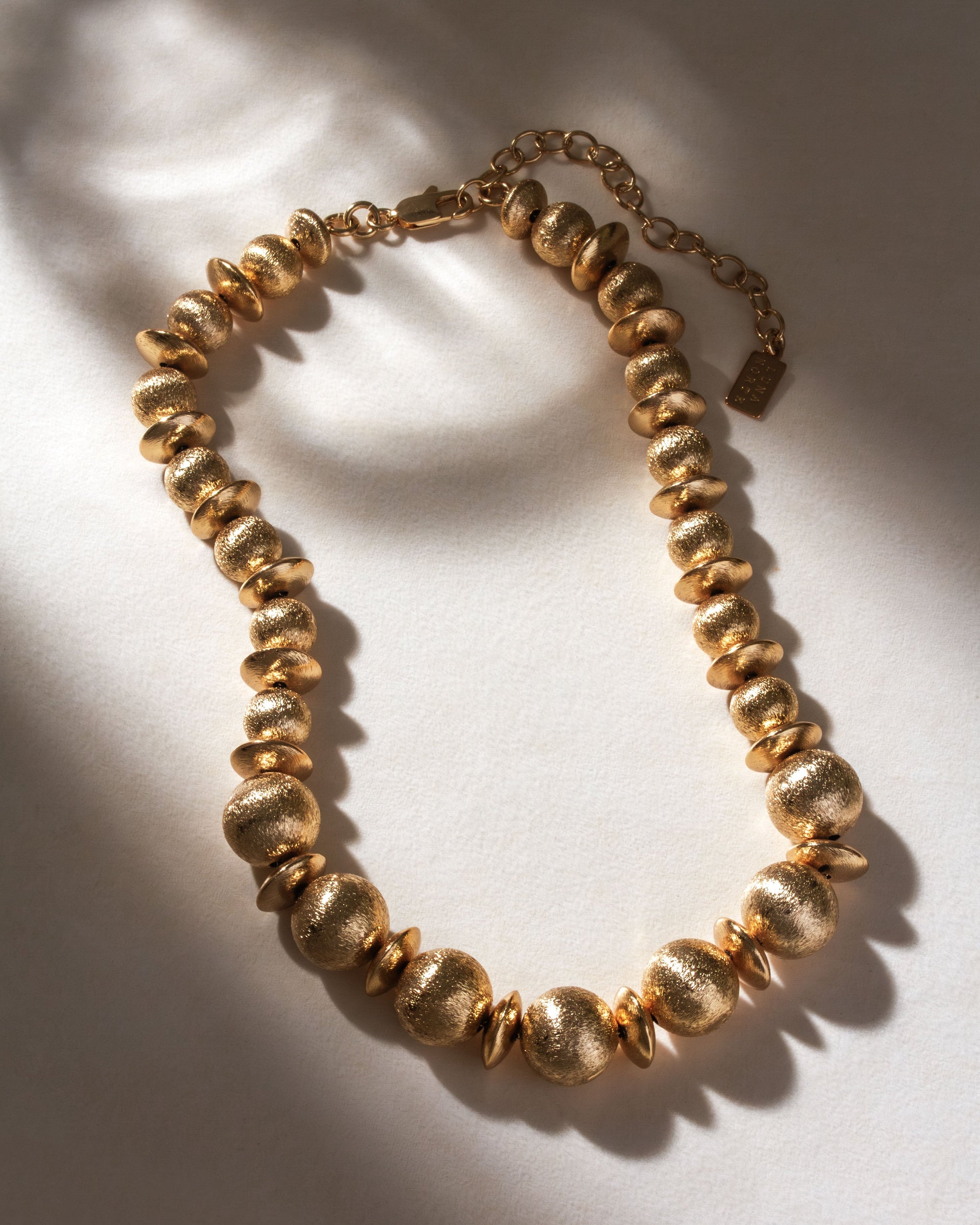 Titan's Gold Bead Necklace
