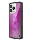 Wildflower iPhone case 13 Pro Neon Butterfly Plum Pink Cute