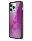 Wildflower iPhone case 14 Pro Max Neon Butterfly Plum Pink Cute