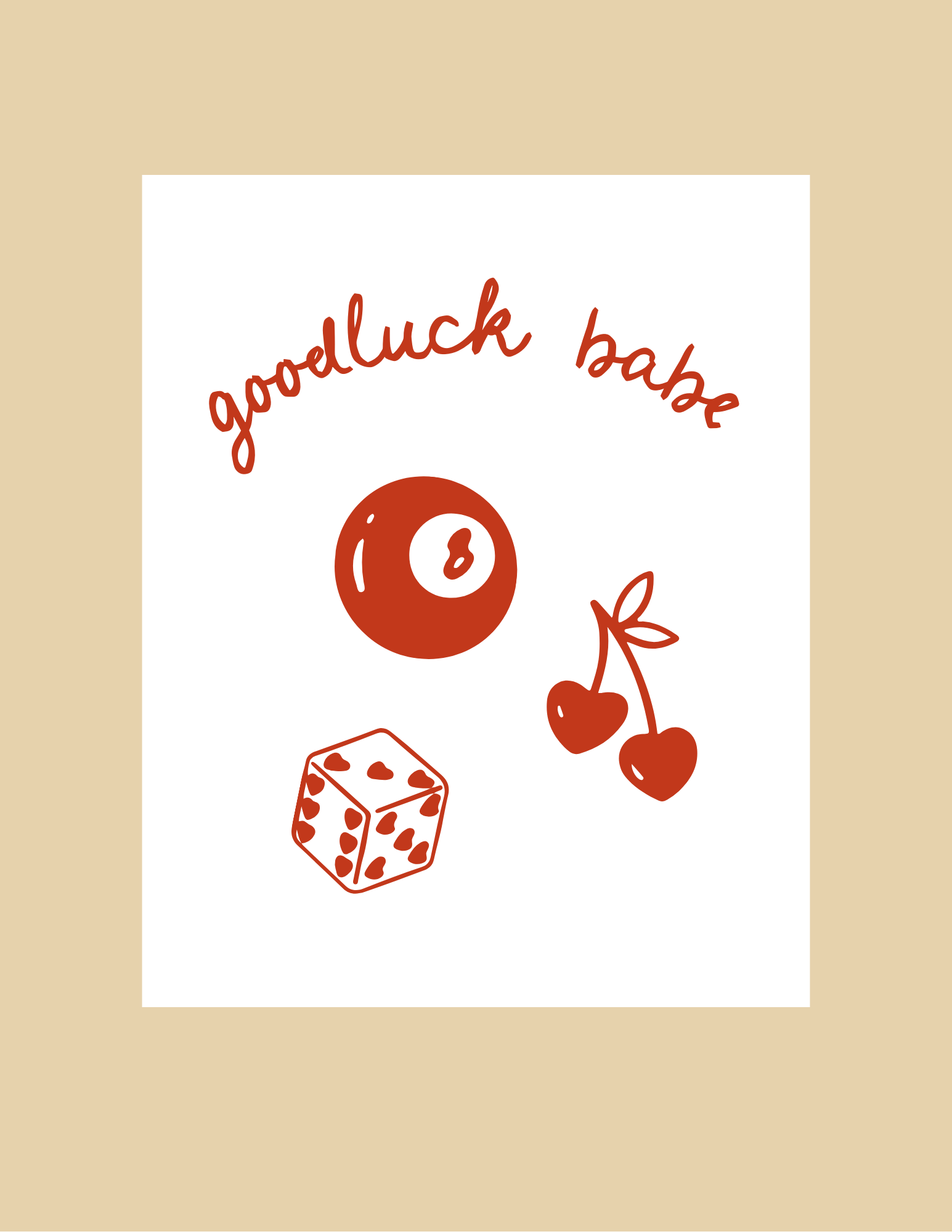 Greeting Card - Goodluck