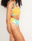 Nomads Swimwear - Current Swim Top II - Guava Duff -