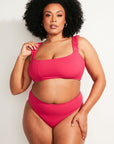 Nomads Swimwear - Current Swim Top II - Raspberry -