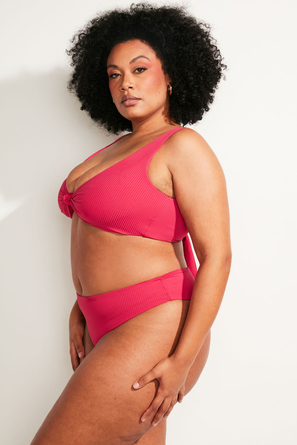 Playa Swim Bottom - Raspberry