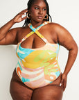 Nomads Swimwear - Wave One Piece II - Guava Duff -