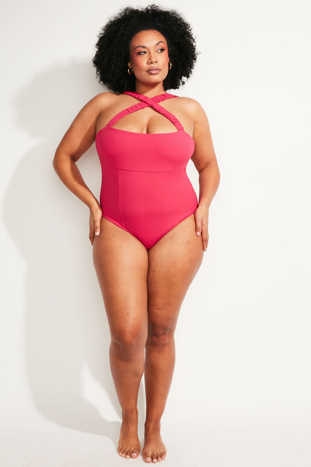 Nomads Swimwear - Wave One Piece II - Raspberry -