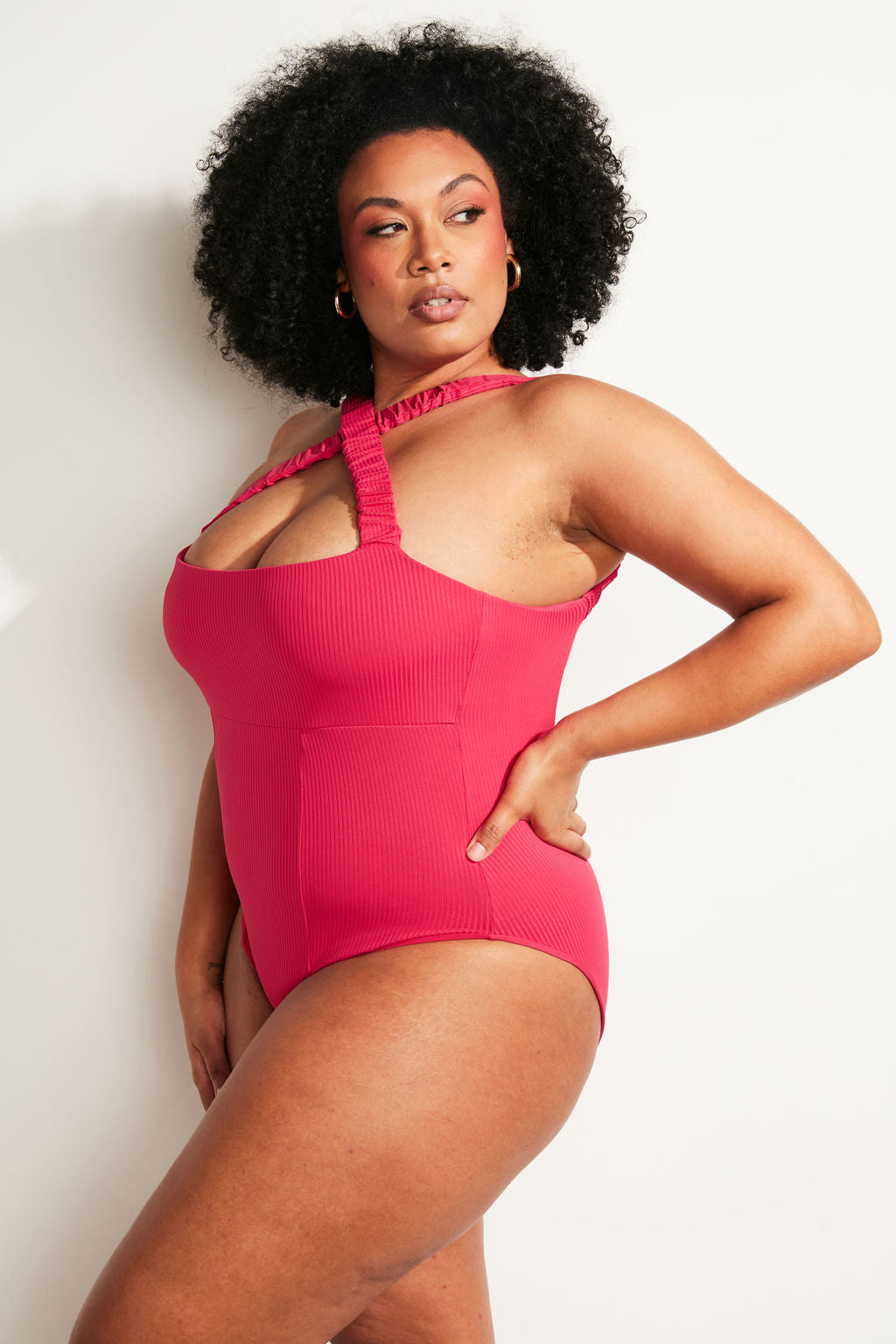 Nomads Swimwear - Wave One Piece II - Raspberry -
