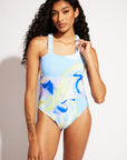 Nomads Swimwear - Wave One Piece II - Sky/Geode -
