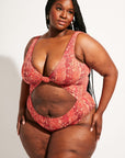 Nomads Swimwear - Shoreline One Piece II - Iguana/Merlot -