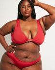 Nomads Swimwear - Playa Top II - Iguana/Merlot -
