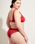 Nomads Swimwear - Playa Top II - Iguana/Merlot -