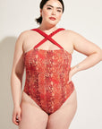 Nomads Swimwear - Wave One Piece II - Iguana/Merlot -