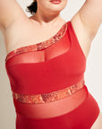 Nomads Swimwear - Coast One Piece II - Iguana/Merlot -