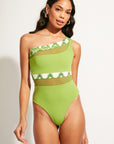 Nomads Swimwear - Coast One Piece II - Pothos/Nephrite -