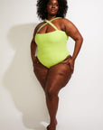 Nomads Swimwear - Wave One Piece II - Lime -