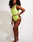 Nomads Swimwear - Coast One Piece II - Lime -