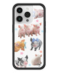 Wildflower iPhone case 14 Pro Little Piggies Animal Pink Cute