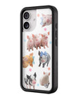 Wildflower iPhone case 17 Little Piggies Animal Pink Cute