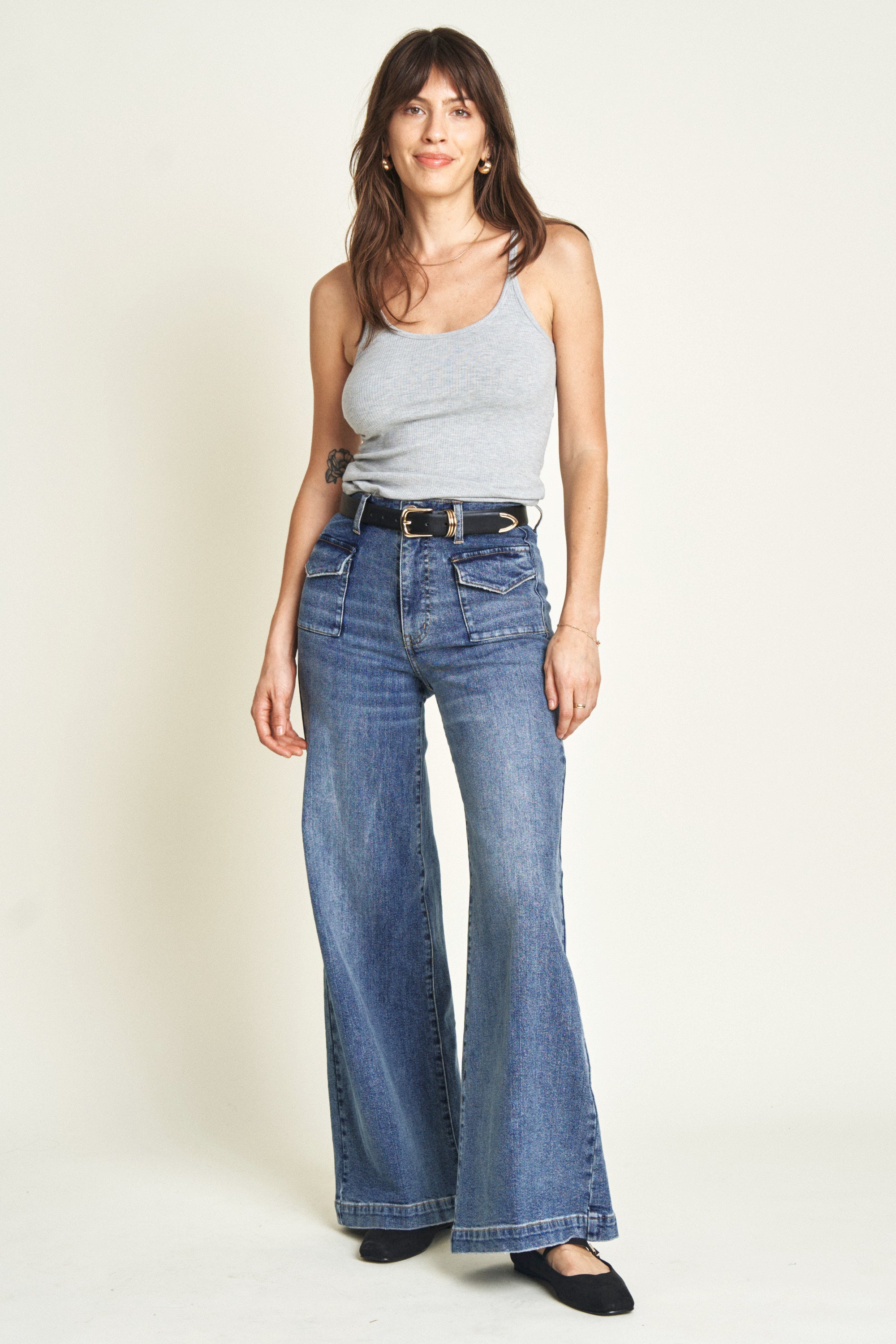 Campell Wide Leg - Traditional Vintage Worn