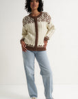 Callahan Knitwear - Oversized Maeve Cardigan - Toffee -