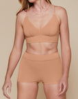 Harper Wilde - Cloud Cotton Triangle Bralette - Dune -