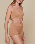 Harper Wilde - Cloud Cotton Triangle Bralette - Dune -