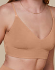 Harper Wilde - Cloud Cotton Triangle Bralette - Dune -