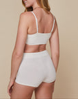 Harper Wilde - Cloud Cotton Triangle Bralette - Heather Oatmeal -
