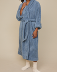 Harper Wilde - Cozy Fleece Robe - Slate -
