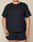 Harper Wilde - Perfect Pima Pajama T-Shirt - Black -