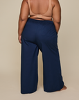 Harper Wilde - Classic Poplin Pajama Pants - Midnight -