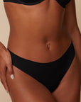 Harper Wilde - No-Show Bikini - Black -