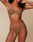 Harper Wilde - No-Show Bikini - Brown -