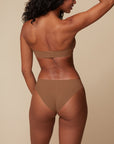 Harper Wilde - No-Show Bikini - Brown -