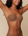 Harper Wilde - Base Strapless Bra - Brown -