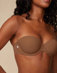 Harper Wilde - Base Strapless Bra - Brown -
