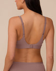 Harper Wilde - Bliss Plunge Adjustable Bralette - Mauve -