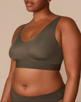 Harper Wilde - Bliss Bralette - Olive -