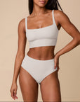 Harper Wilde - Bliss Highwaist Brief - Frost -