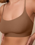 Harper Wilde - Bliss Scoop Adjustable Bralette - Brown -