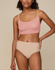Harper Wilde - Bliss Scoop Bralette - Dusty Rose -