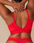 Harper Wilde - Bliss Triangle Bralette - Cherry -
