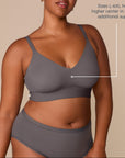 Harper Wilde - Bliss Triangle Bralette - Smoke -
