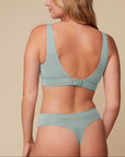 Harper Wilde - Cloud Cotton Scoop Bralette - Seaglass -