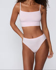 Harper Wilde - Cloud Cotton Thin Strap Bralette - Primrose -