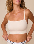 Harper Wilde - Cloud Cotton Thin Strap Bralette - Quartz -