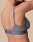 Harper Wilde - ComfortMesh Plunge Bra - Steel -